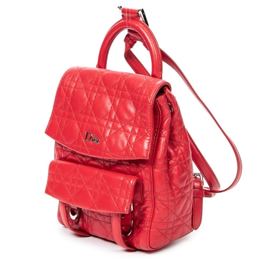 Dior Red Quilted Backpack Dior Small Stardust Backpack - Picture 3 of 9